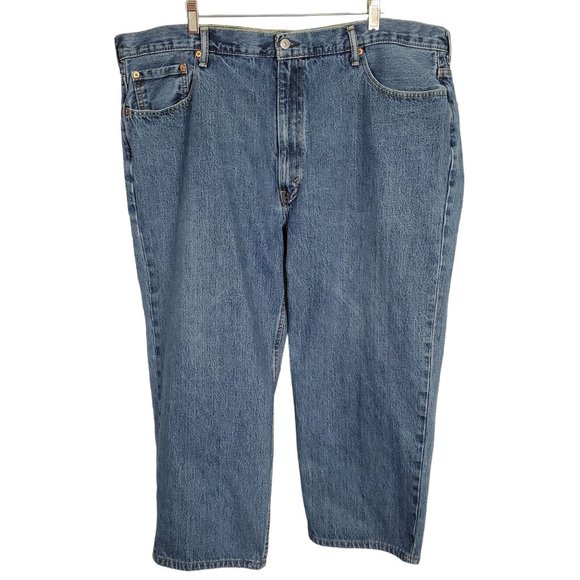 Levi's Other - Levi's Mens Size 46 x 25.5 Jeans 550 Relaxed Fit Tapered Denim Blue Five Pocket